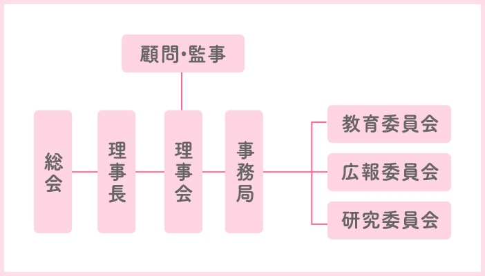 日本スキンケア協会 組織図
