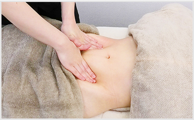 スリムボディセラピスト資格　施術_お腹